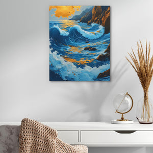 Azul Coastal Bliss - Luxury Wall Art