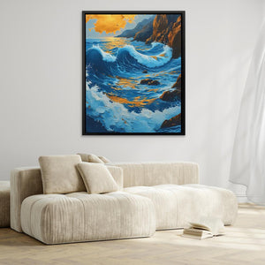 Azul Coastal Bliss - Luxury Wall Art