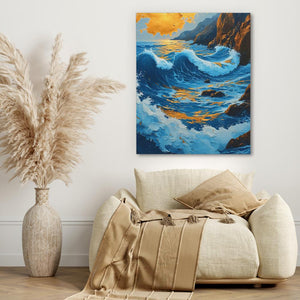 Azul Coastal Bliss - Luxury Wall Art