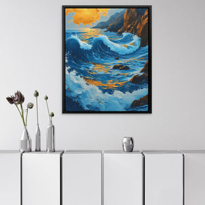 Azul Coastal Bliss - Luxury Wall Art