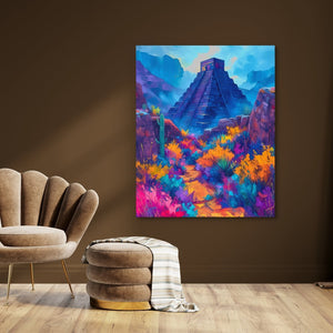 Azul Pyramid - Luxury Wall Art