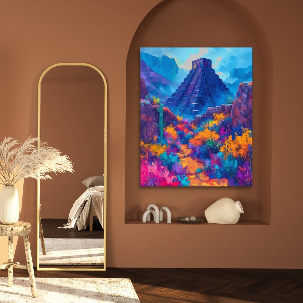 Azul Pyramid - Luxury Wall Art