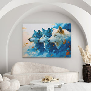 Azul Wolf Pack - Luxury Wall Art