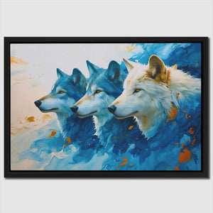 Azul Wolf Pack - Luxury Wall Art