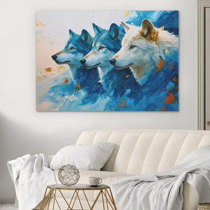 Azul Wolf Pack - Luxury Wall Art