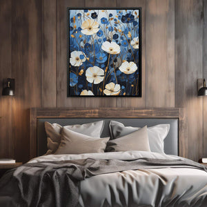 Azure Blossoms - Luxury Wall Art