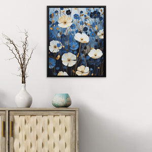 Azure Blossoms - Luxury Wall Art