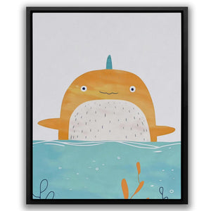 Baby Narwhal - Luxury Wall Art