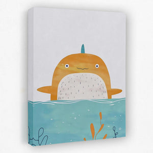 Baby Narwhal - Luxury Wall Art