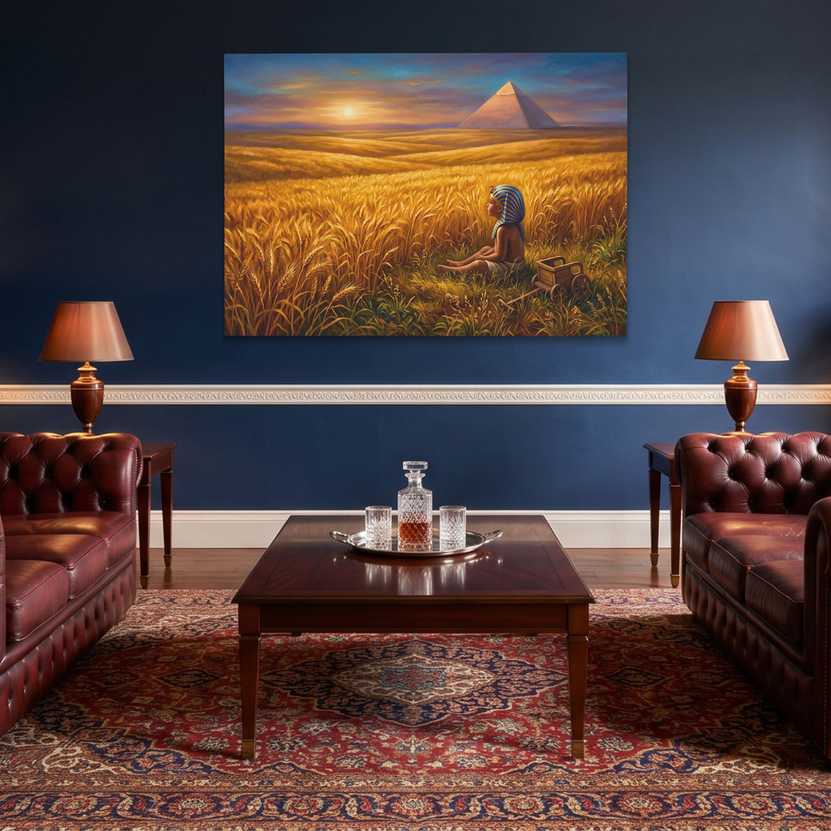 Baby Pharaoh Sunset — Baby Pharaoh Sunset Lounge Wall Land 157