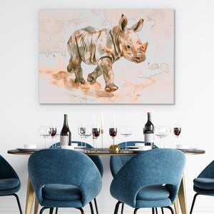 Baby Rhino - Luxury Wall Art