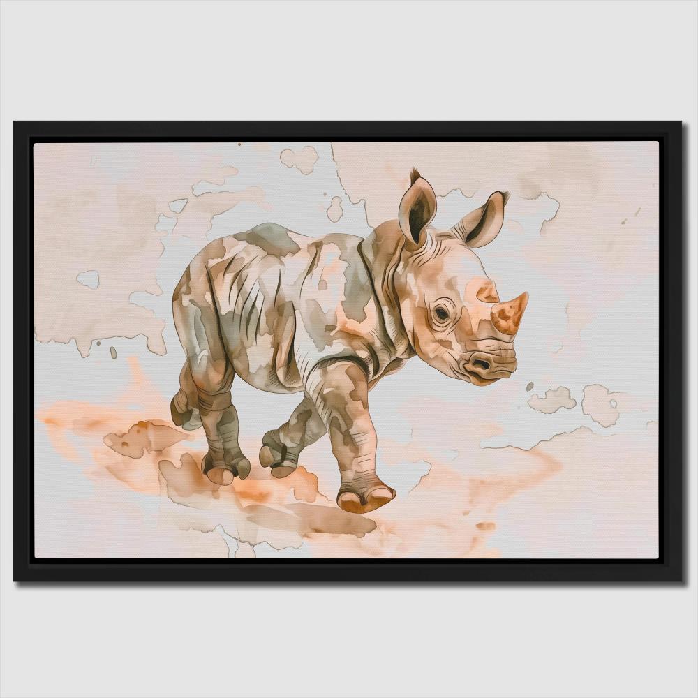 Baby Rhino - Luxury Wall Art