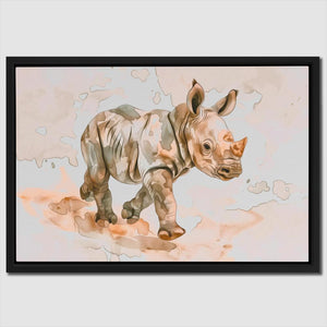 Baby Rhino - Luxury Wall Art