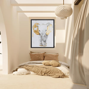 Baby White Elephant - Luxury Wall Art