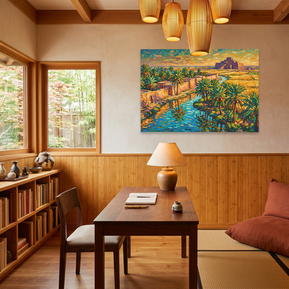 Babylon Golden Hour — Babylon Golden Hour Wood Minimalist Room Land 248