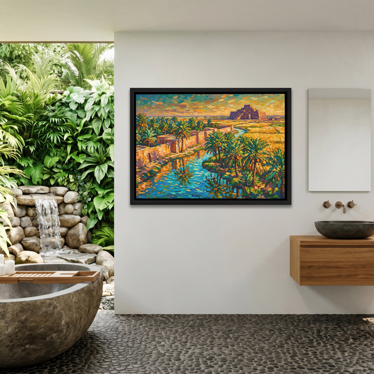 Babylon Golden Hour — Babylon Golden Hour Outdoor Bathroom Land 176