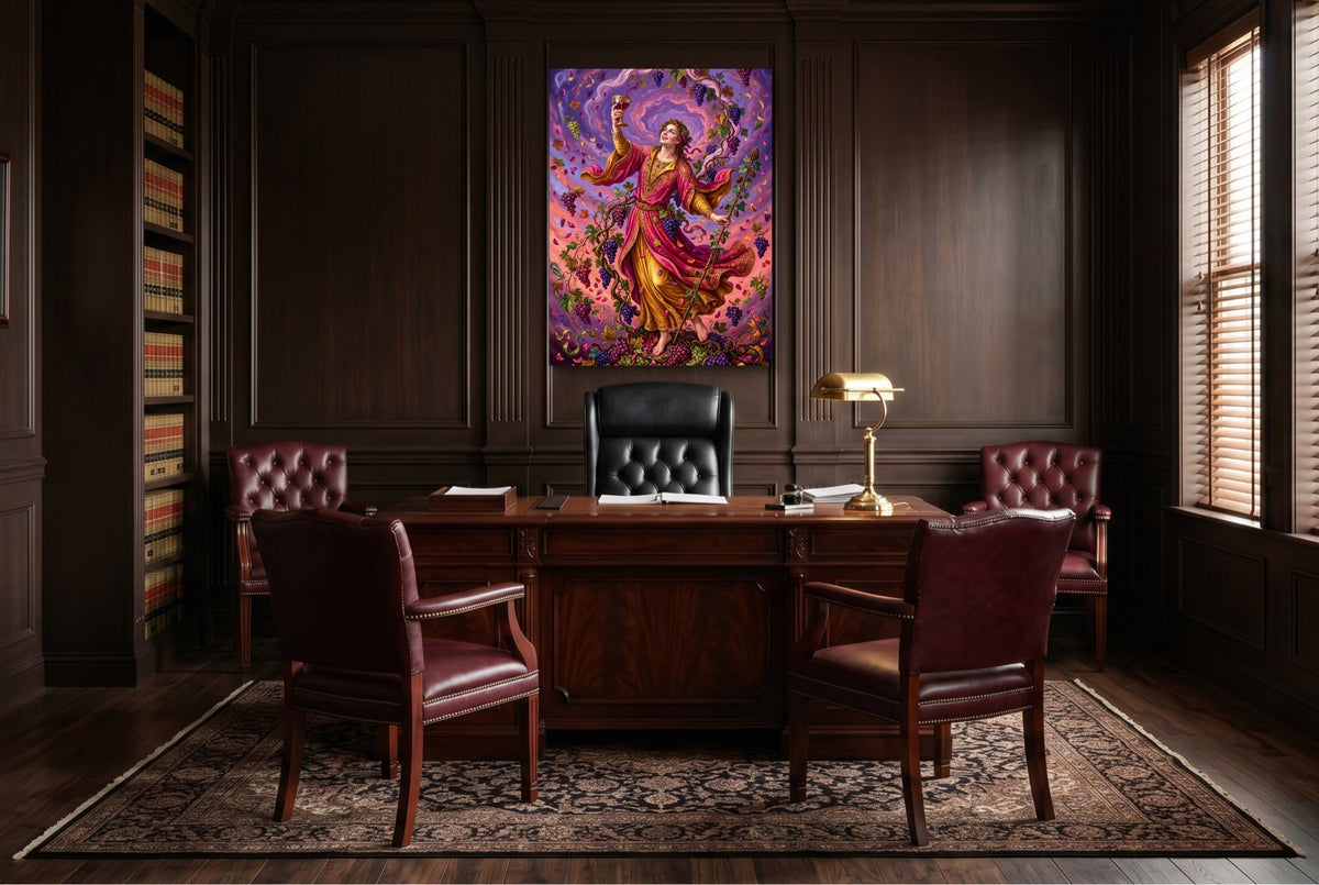 Bacchus's Purple Revel - Luxury Wall Art