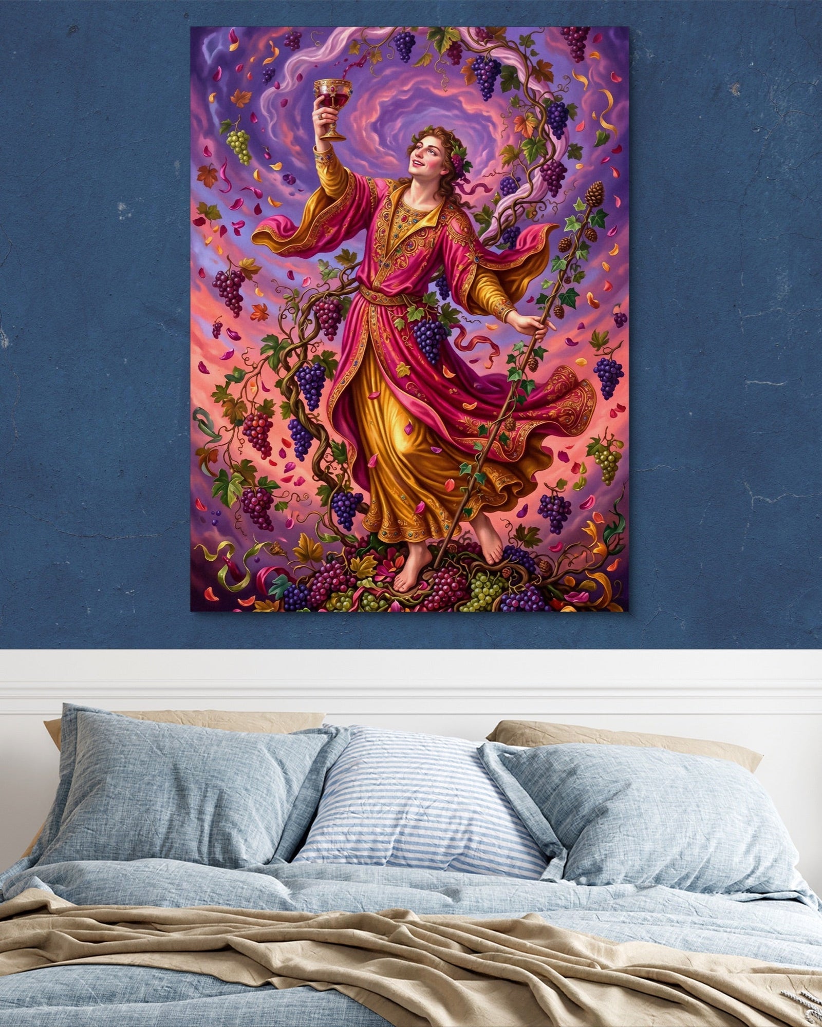Bacchus's Purple Revel - Luxury Wall Art