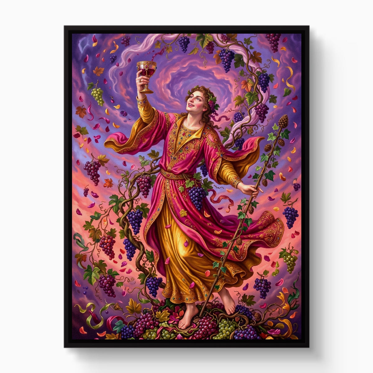 Bacchus's Purple Revel - Luxury Wall Art
