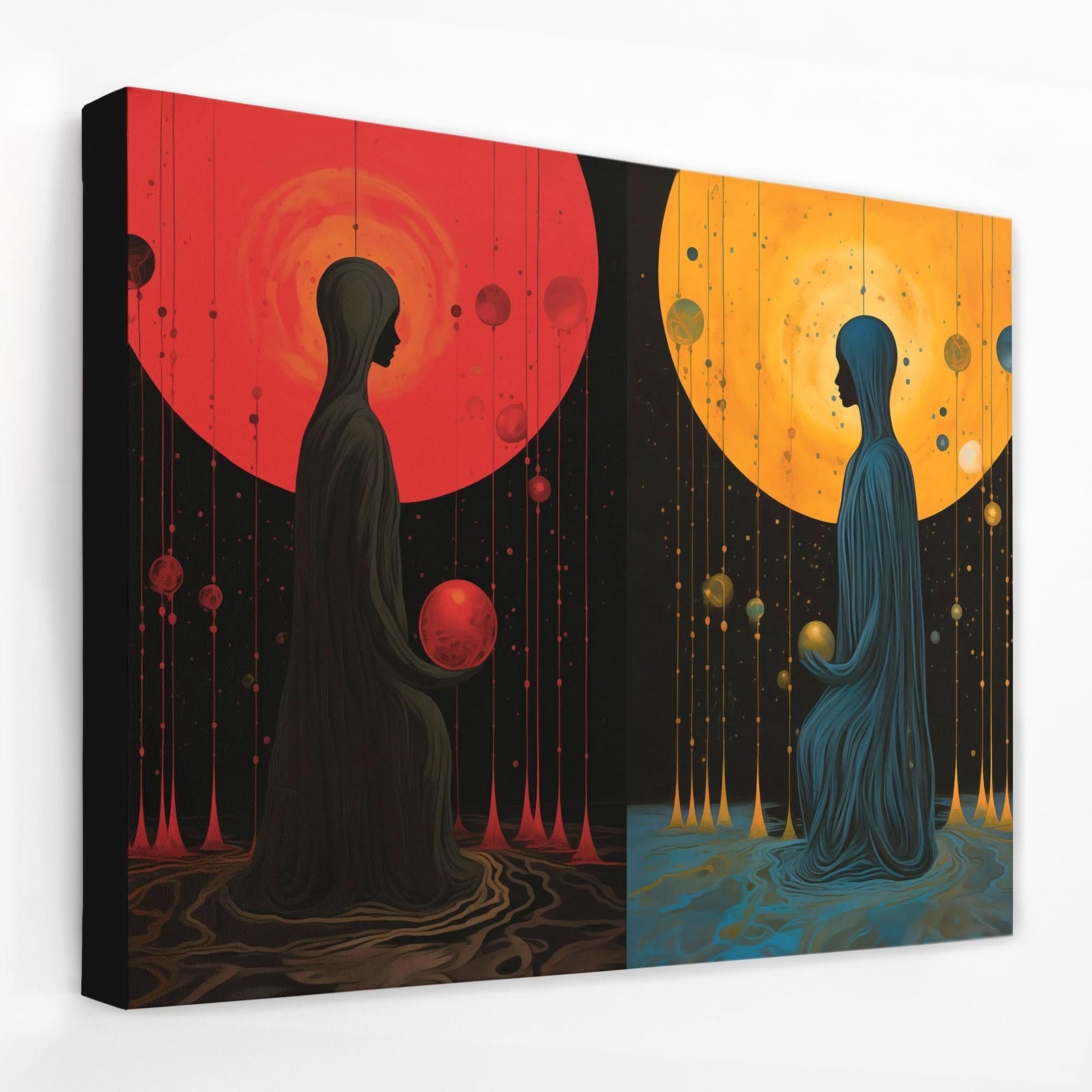 Balanced Energy - Female Canvas Wall Art