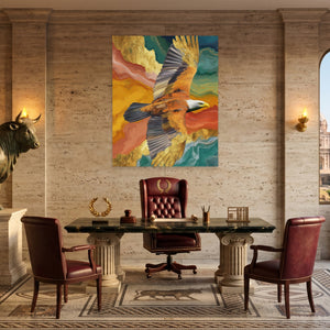 Bald Eagle Color Field - Luxury Wall Art
