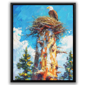 Bald Eagle Nest - Luxury Wall Art