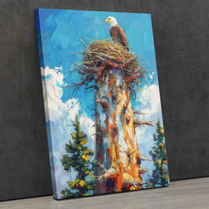 Bald Eagle Nest - Luxury Wall Art