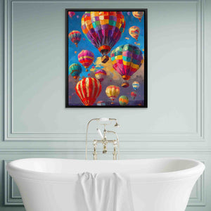 Balloon Filled Sky - Luxury Wall Art