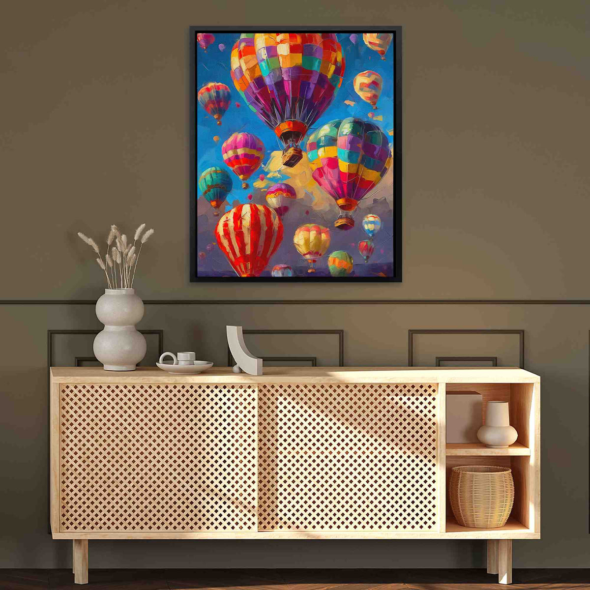 Balloon Filled Sky - Luxury Wall Art