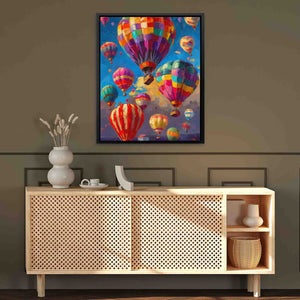 Balloon Filled Sky - Luxury Wall Art