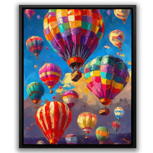 Balloon Filled Sky - Luxury Wall Art