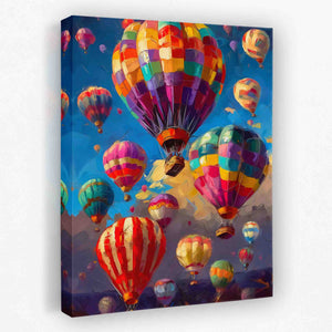 Balloon Filled Sky - Luxury Wall Art