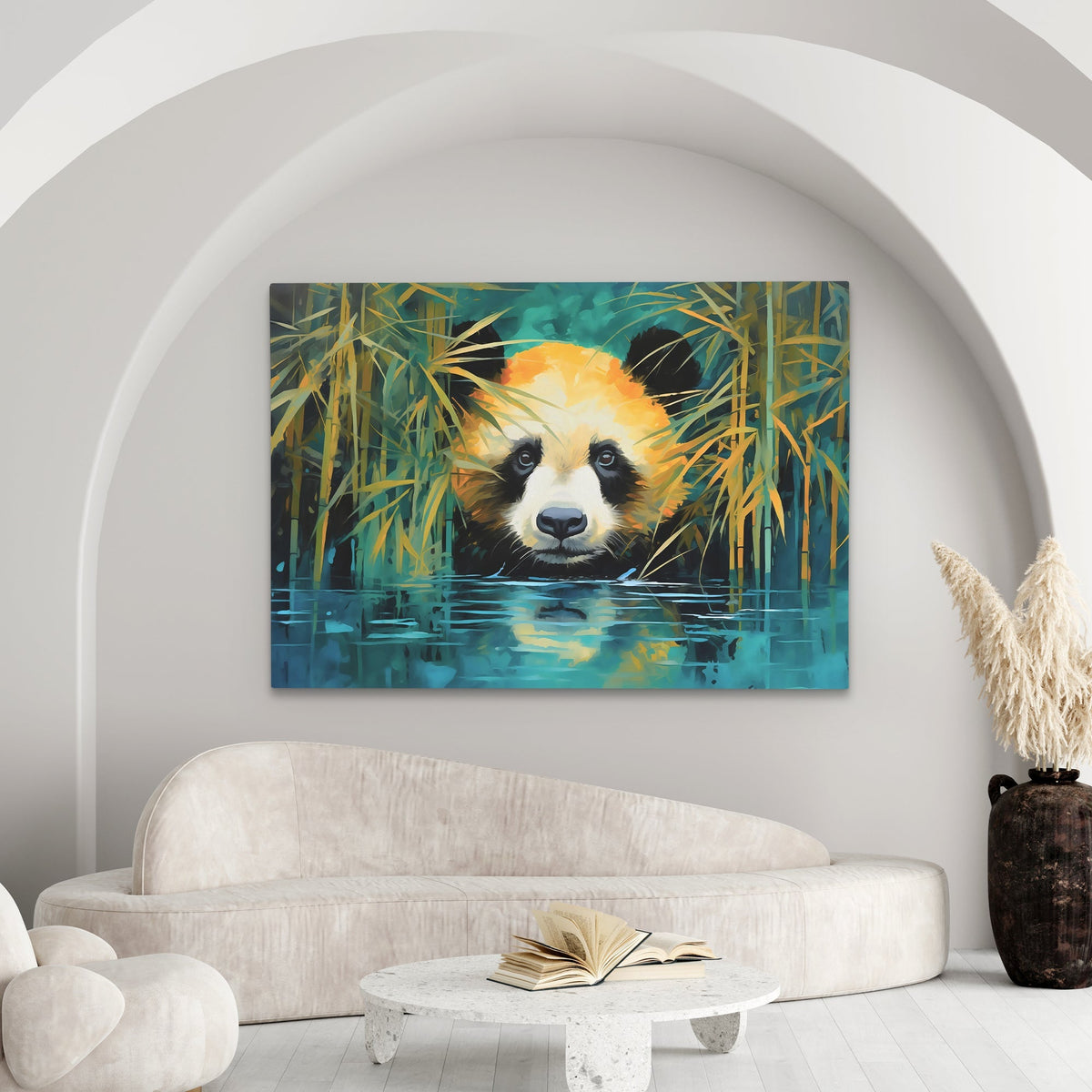 Bamboo Panda Bear - Luxury Wall Art