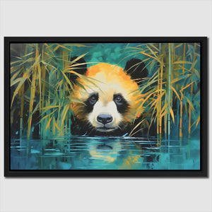 Bamboo Panda Bear - Luxury Wall Art