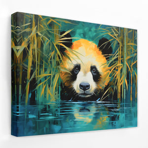 Bamboo Panda Bear - Luxury Wall Art