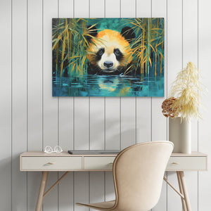 Bamboo Panda Bear - Luxury Wall Art