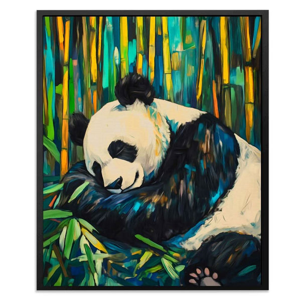 Bamboo Panda Bliss in a room