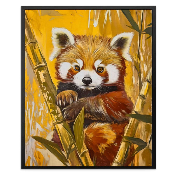 Bamboo Red Panda in a room