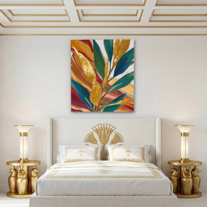 Bamboo Stalk Golden - Luxury Wall Art