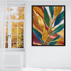 Bamboo Stalk Golden - Luxury Wall Art
