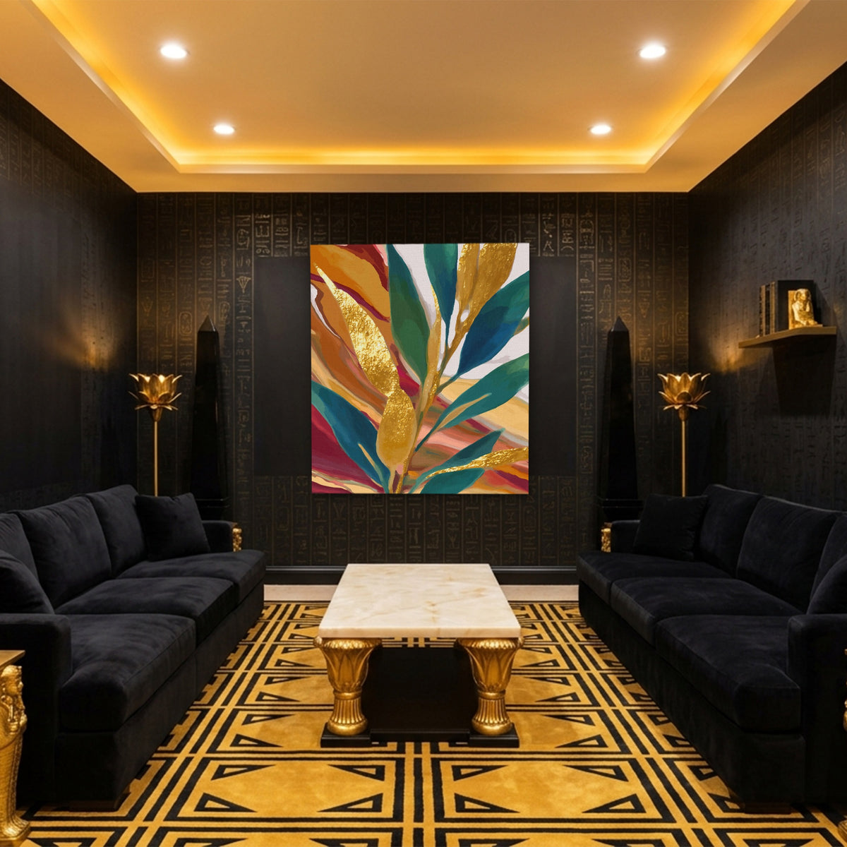 Bamboo Stalk Golden — Bamboo Stalk Golden Egyptian Room Port 22