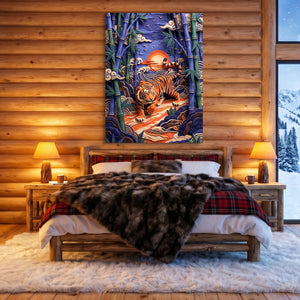 Bamboo Tiger - Luxury Wall Art
