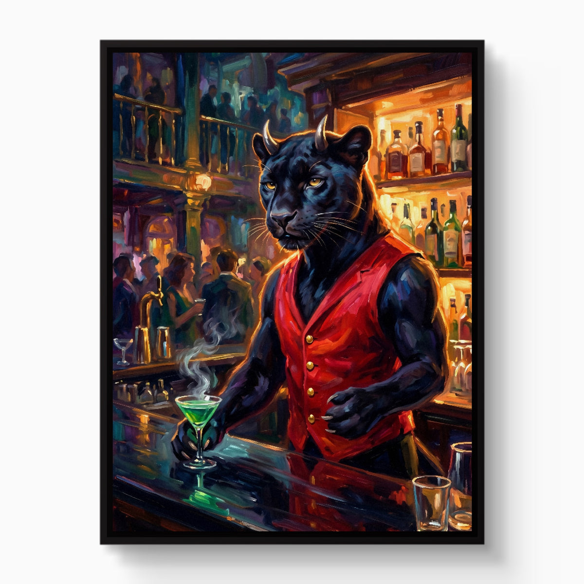 Bar Beast — bar beast white studio framed black