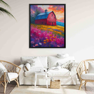 Barn House Meadow - Luxury Wall Art