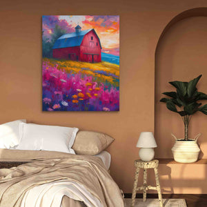 Barn House Meadow - Luxury Wall Art