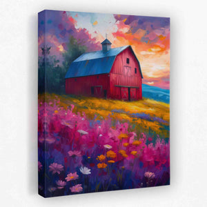 Barn House Meadow - Luxury Wall Art