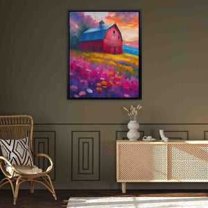 Barn House Meadow - Luxury Wall Art