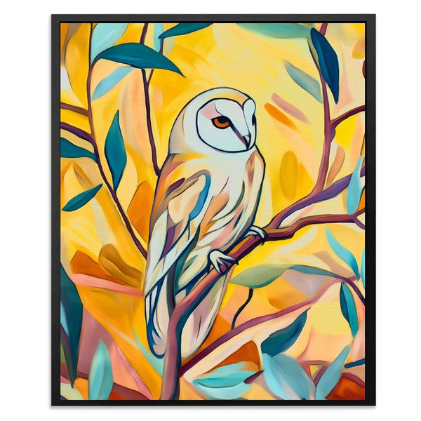 Barn Owl in a room