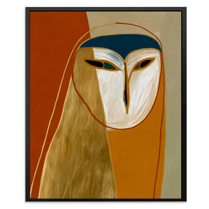 Barn Owl Autumn - Luxury Wall Art