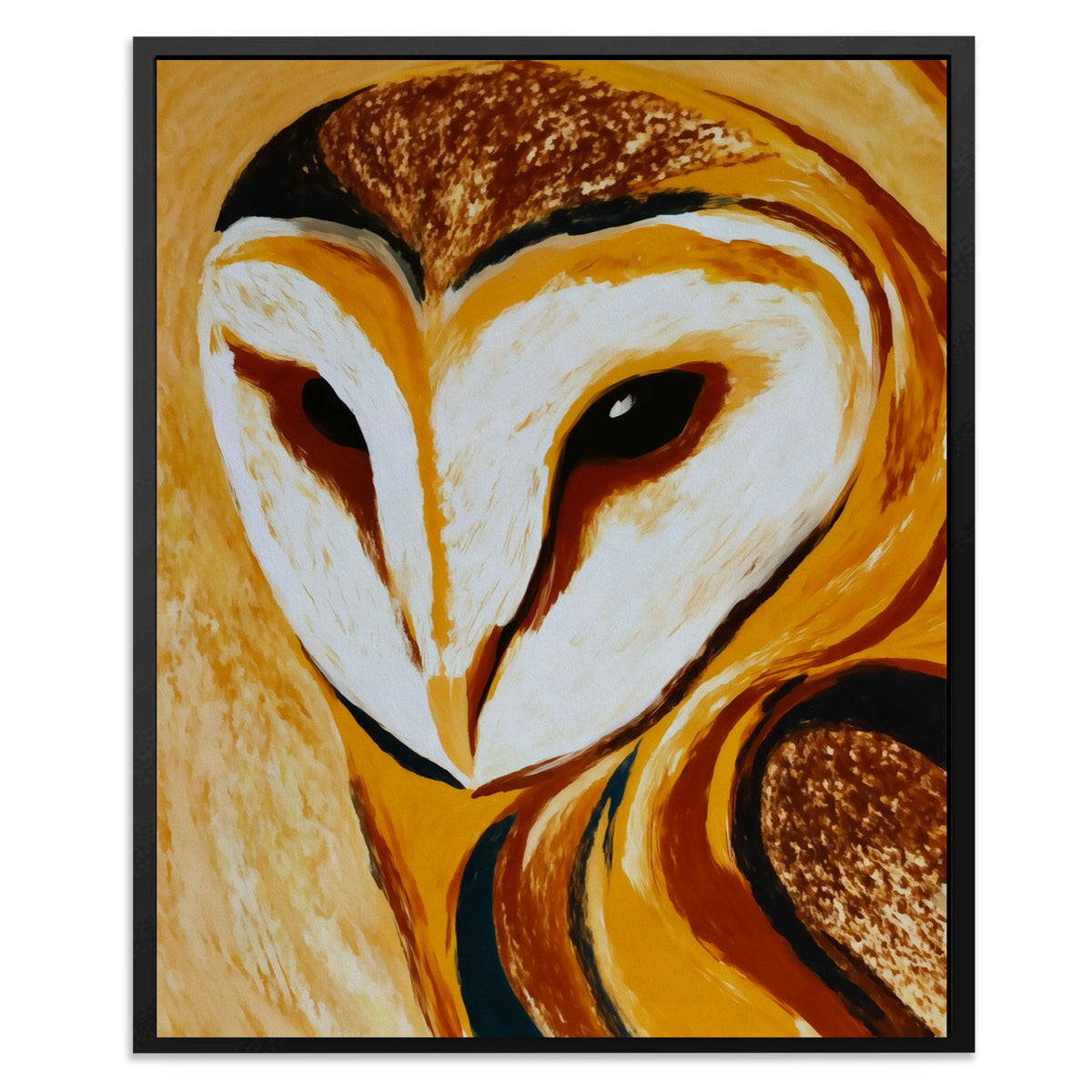 Barn Owl Ember - Luxury Wall Art